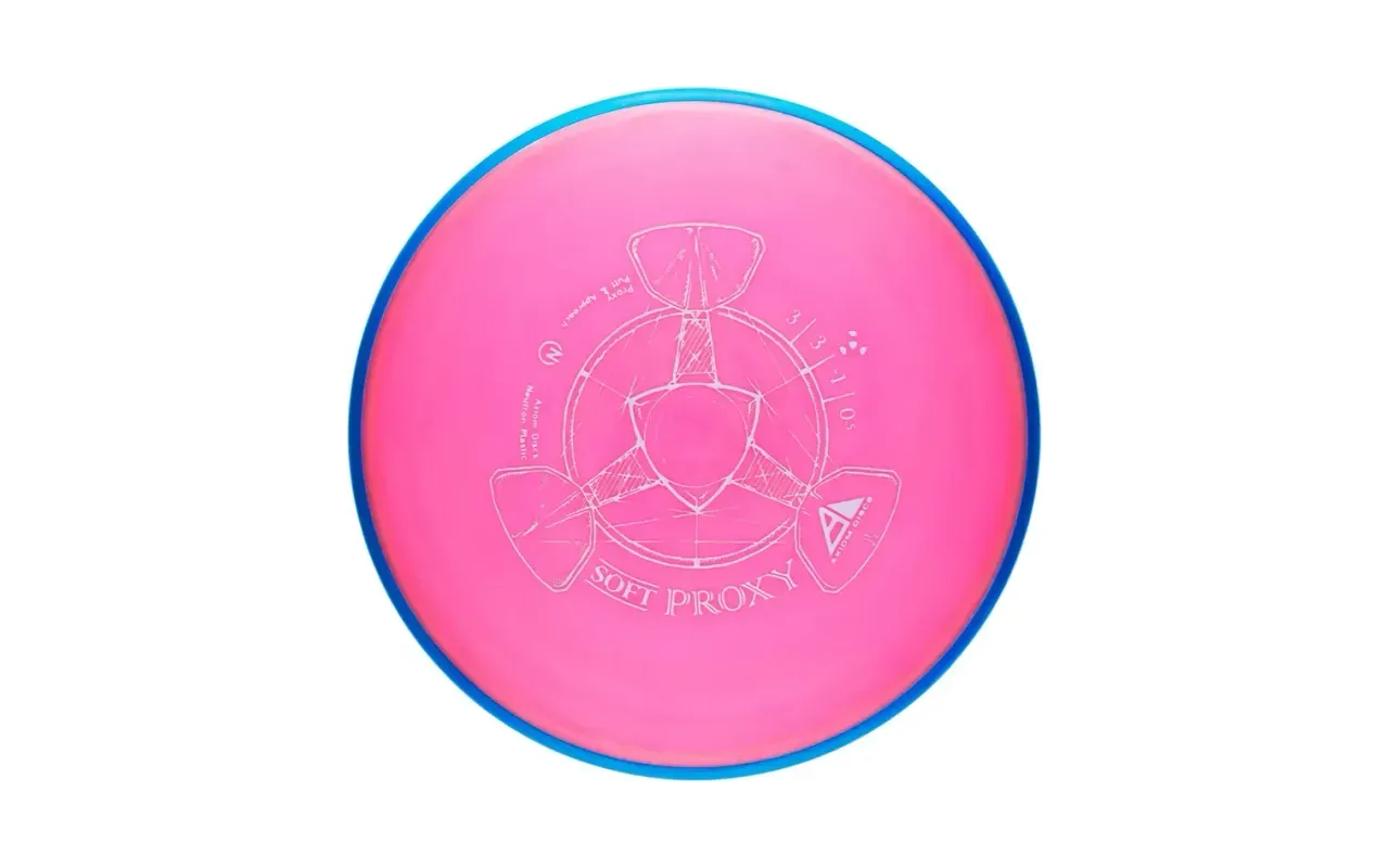 Pink Axiom Proxy disc in a manufacturer product photograph